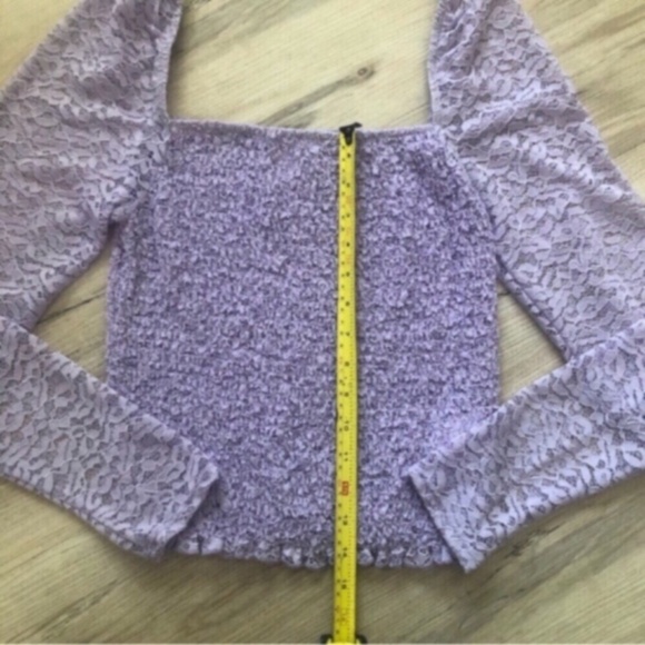 MASSIVE $10 SALE Revamped Purple Lace Blouse - Picture 3 of 7
